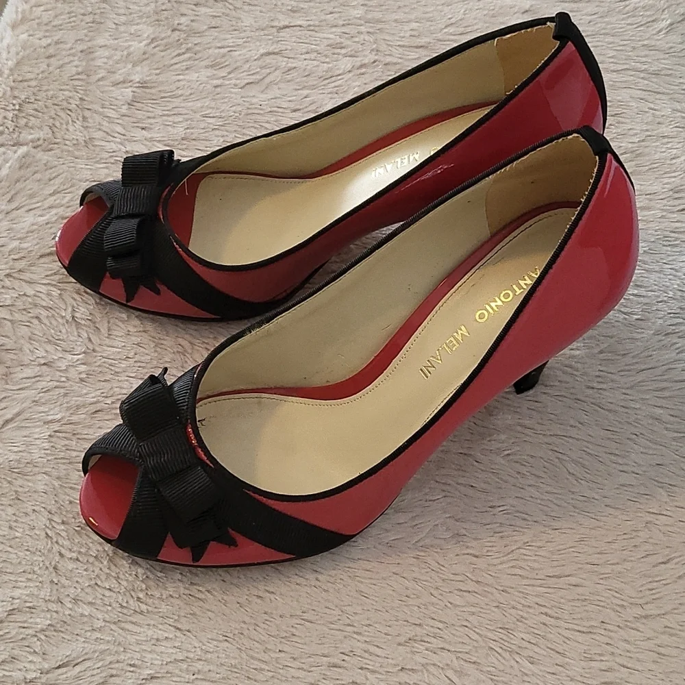 Antonio Melani Darling Confetti Pat Size 7 1/2